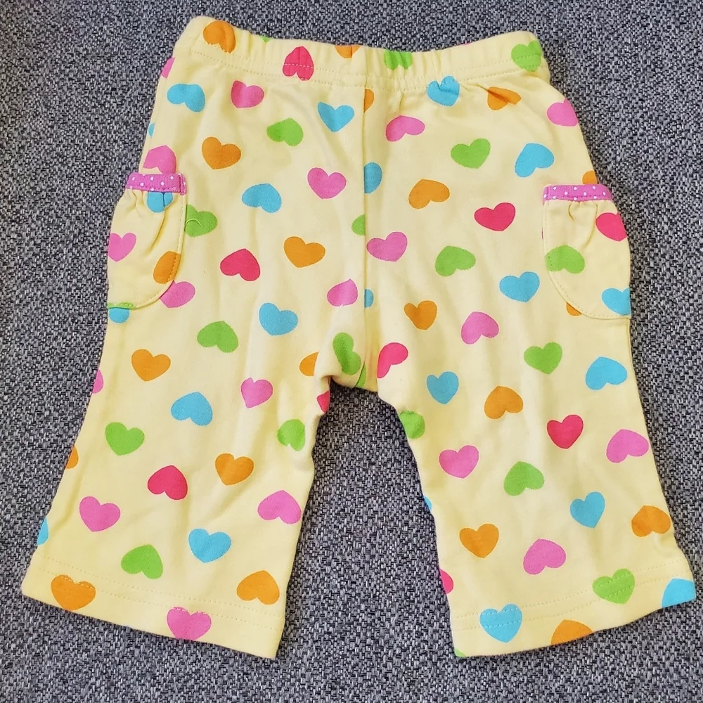 Carter Baby Girl Pants with Pockets Size 3m🩷💙🩷
